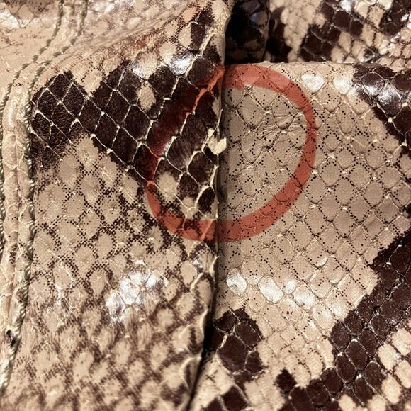 Forth & Towne Purse Shoulder Bag  Leather Reptile Animal Snake Y2K Glam Embossed - Picture 14 of 14